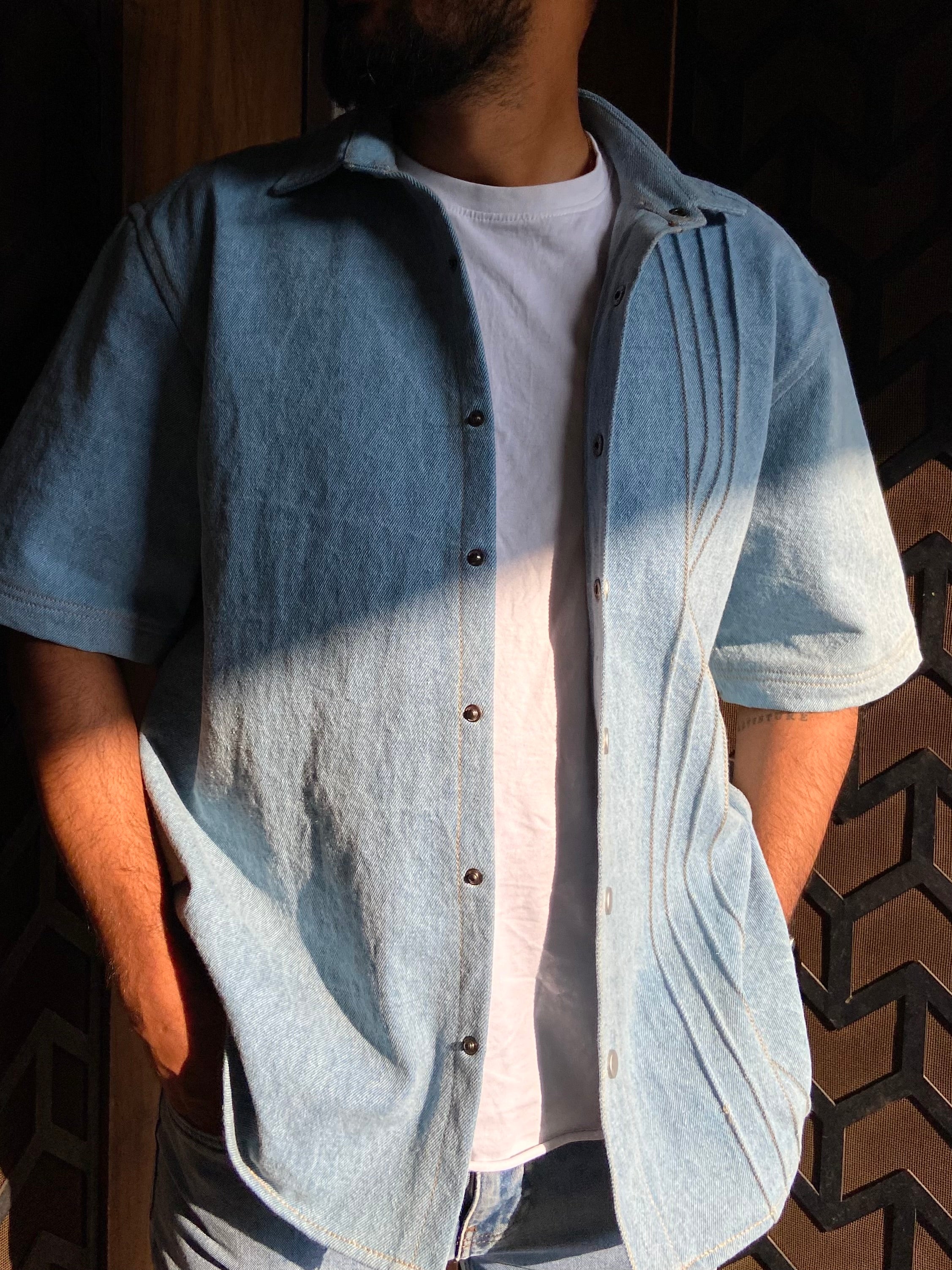 Structured Denim Shirt