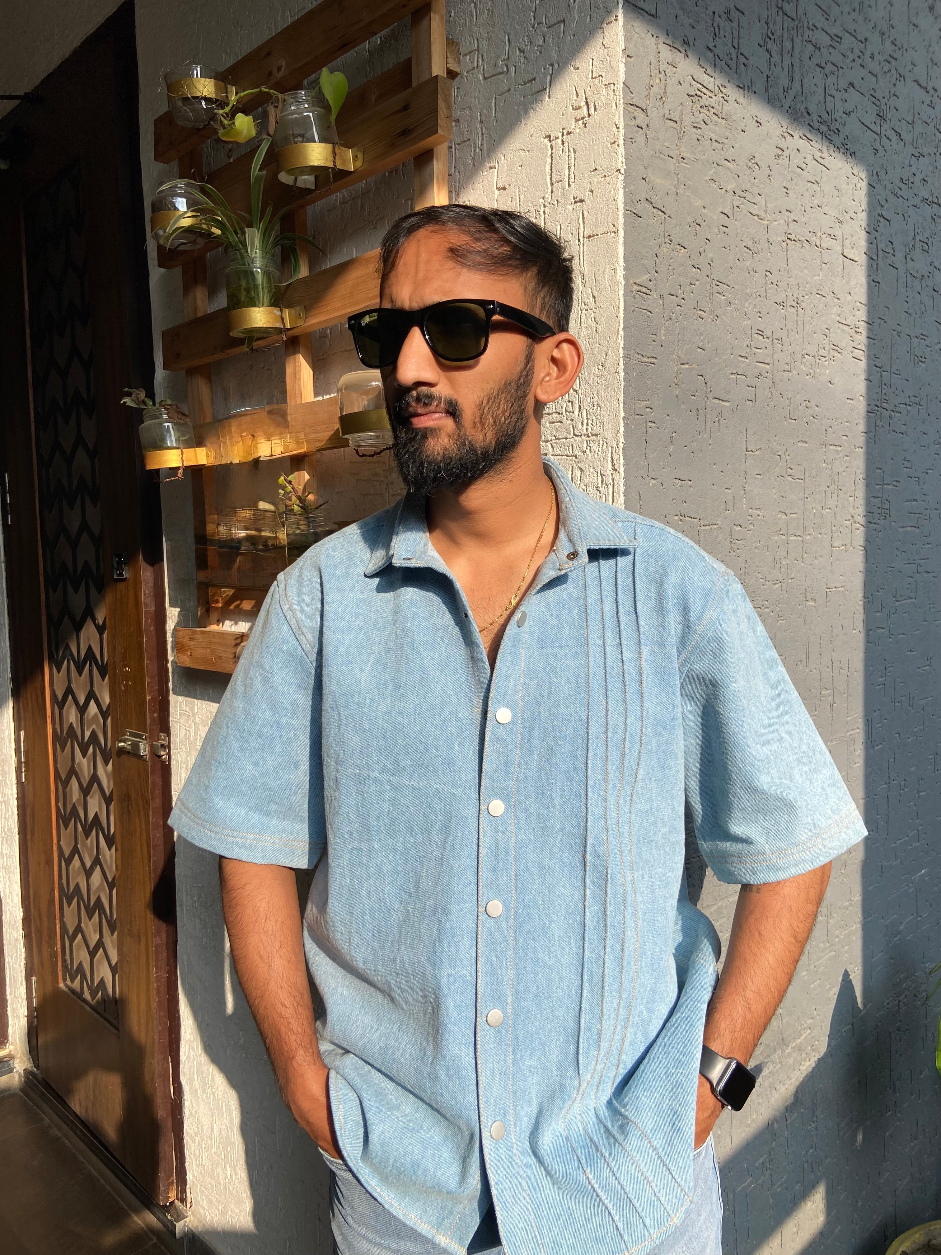 Structured Denim Shirt