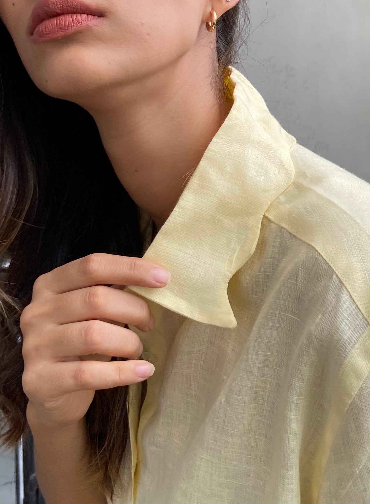 Butter Yellow Linen Set