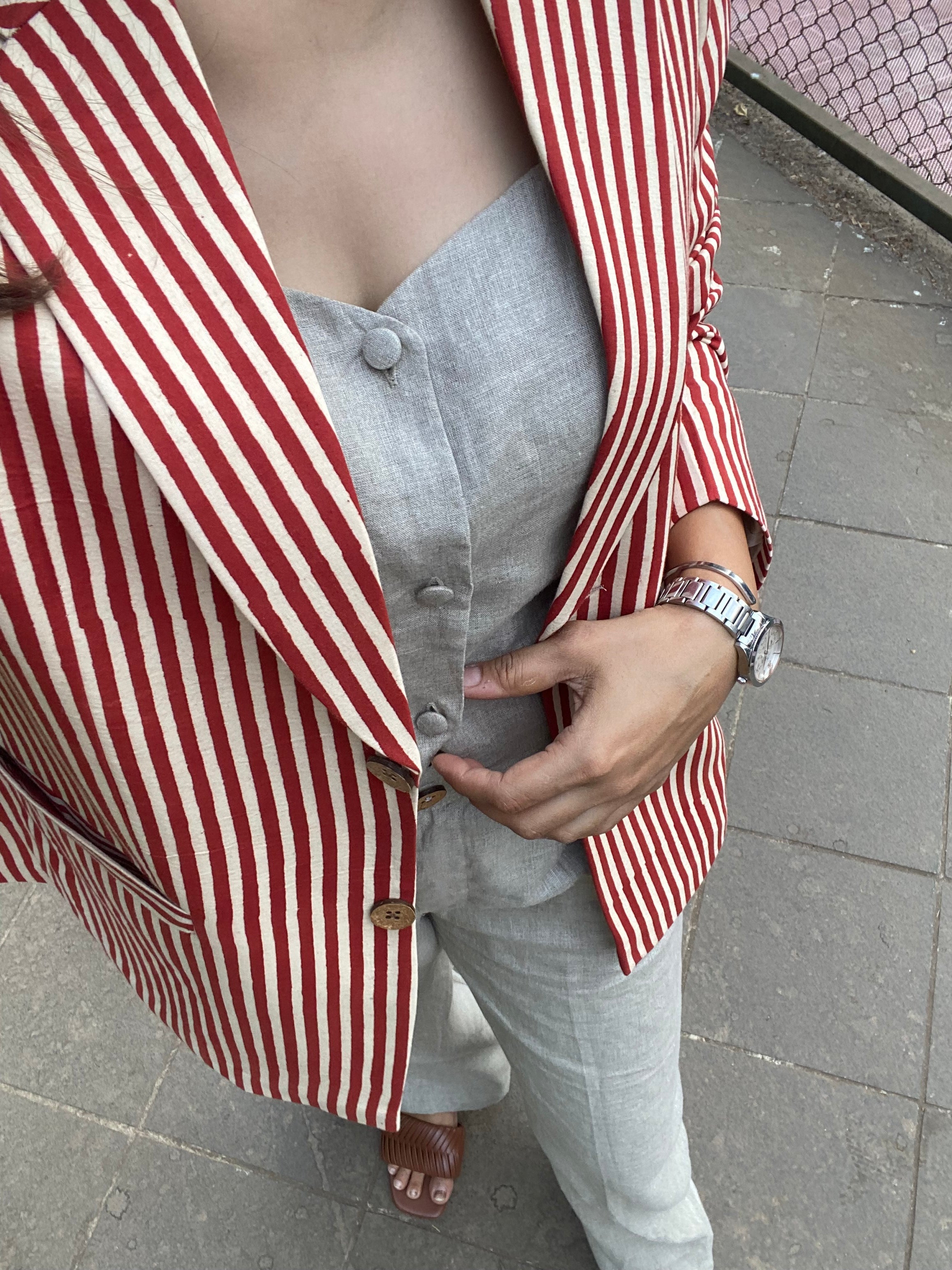 The Desert Stripe Blazer