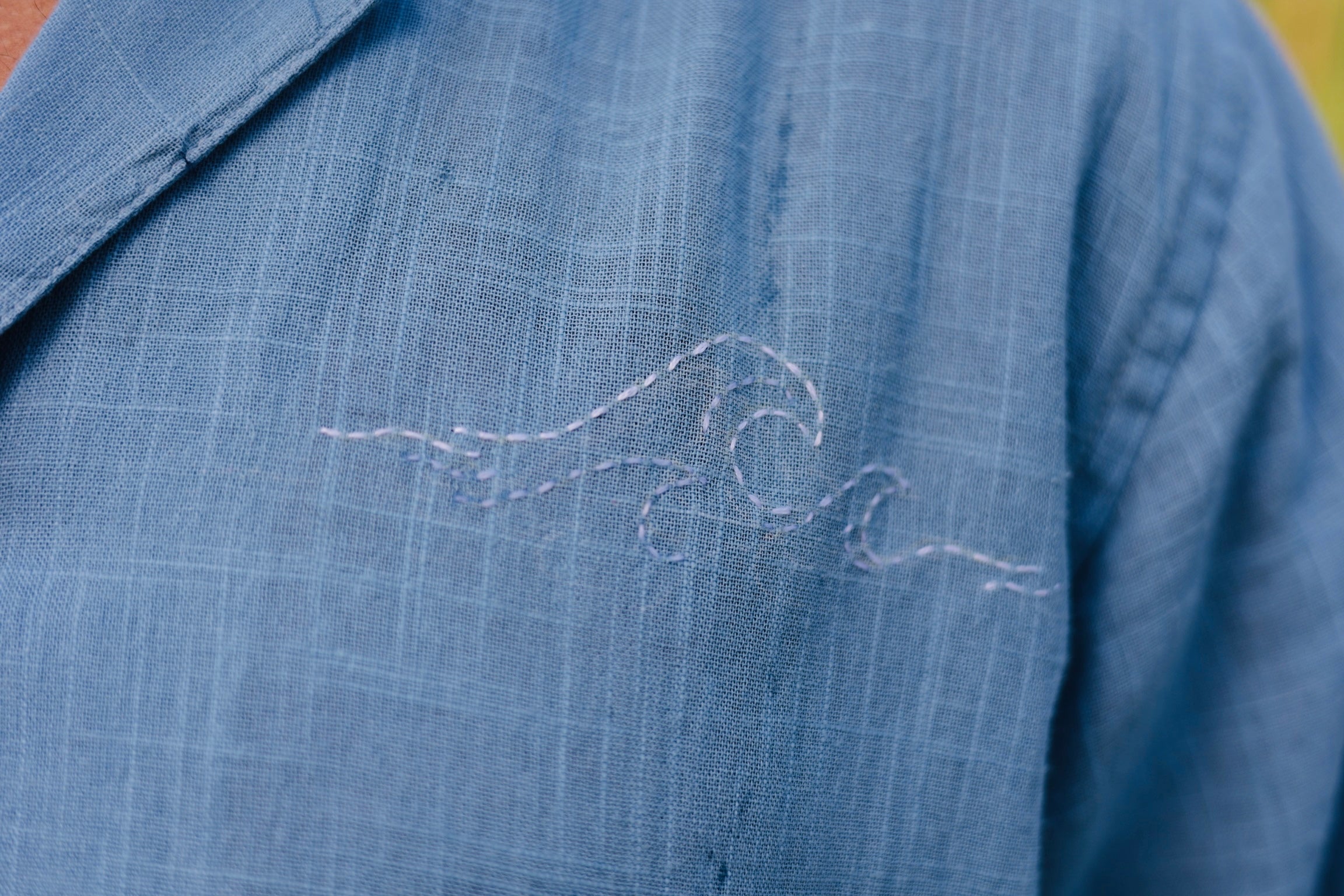 Ocean Breeze Embroidered Shirt & Shorts