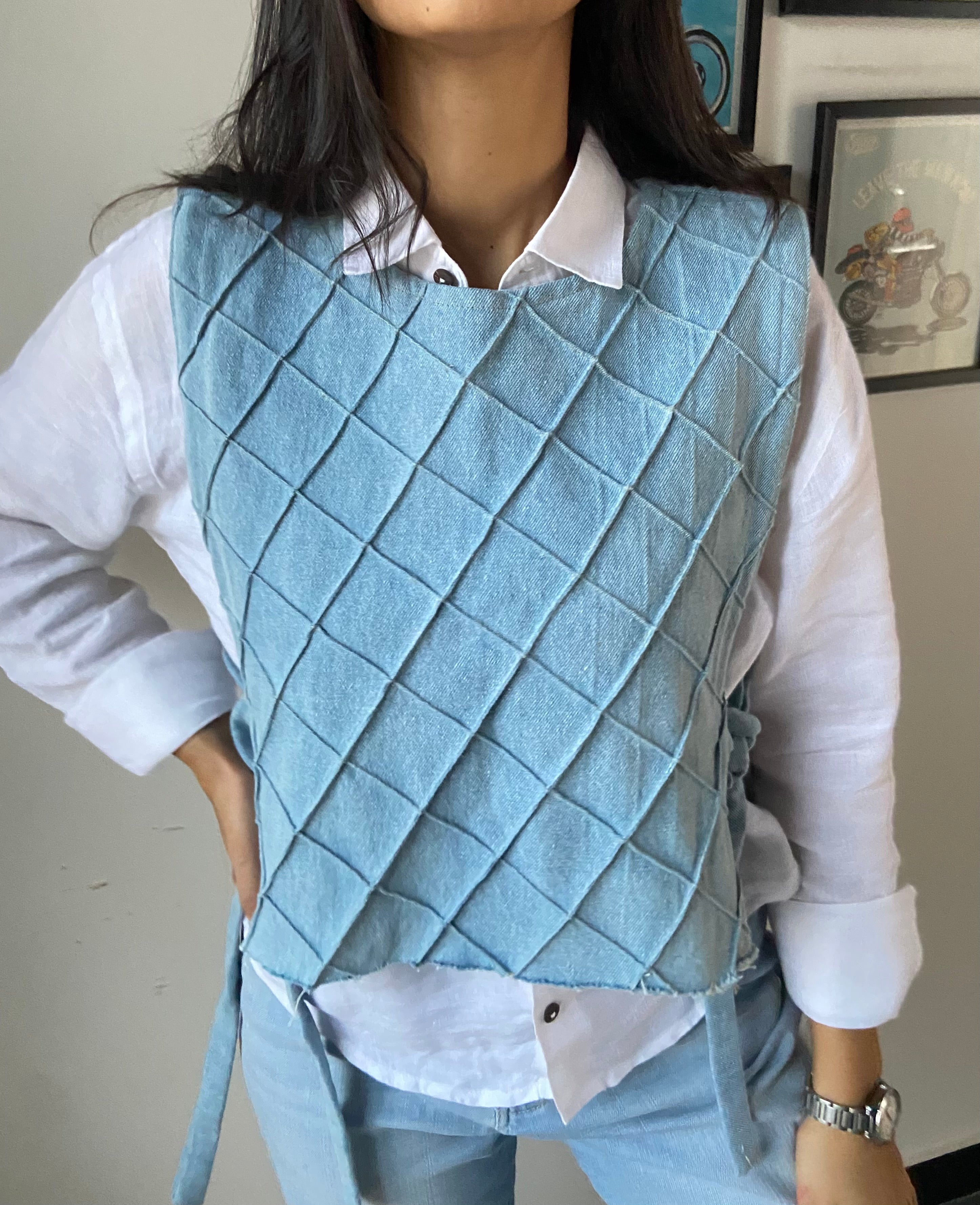 Grid Bib Top