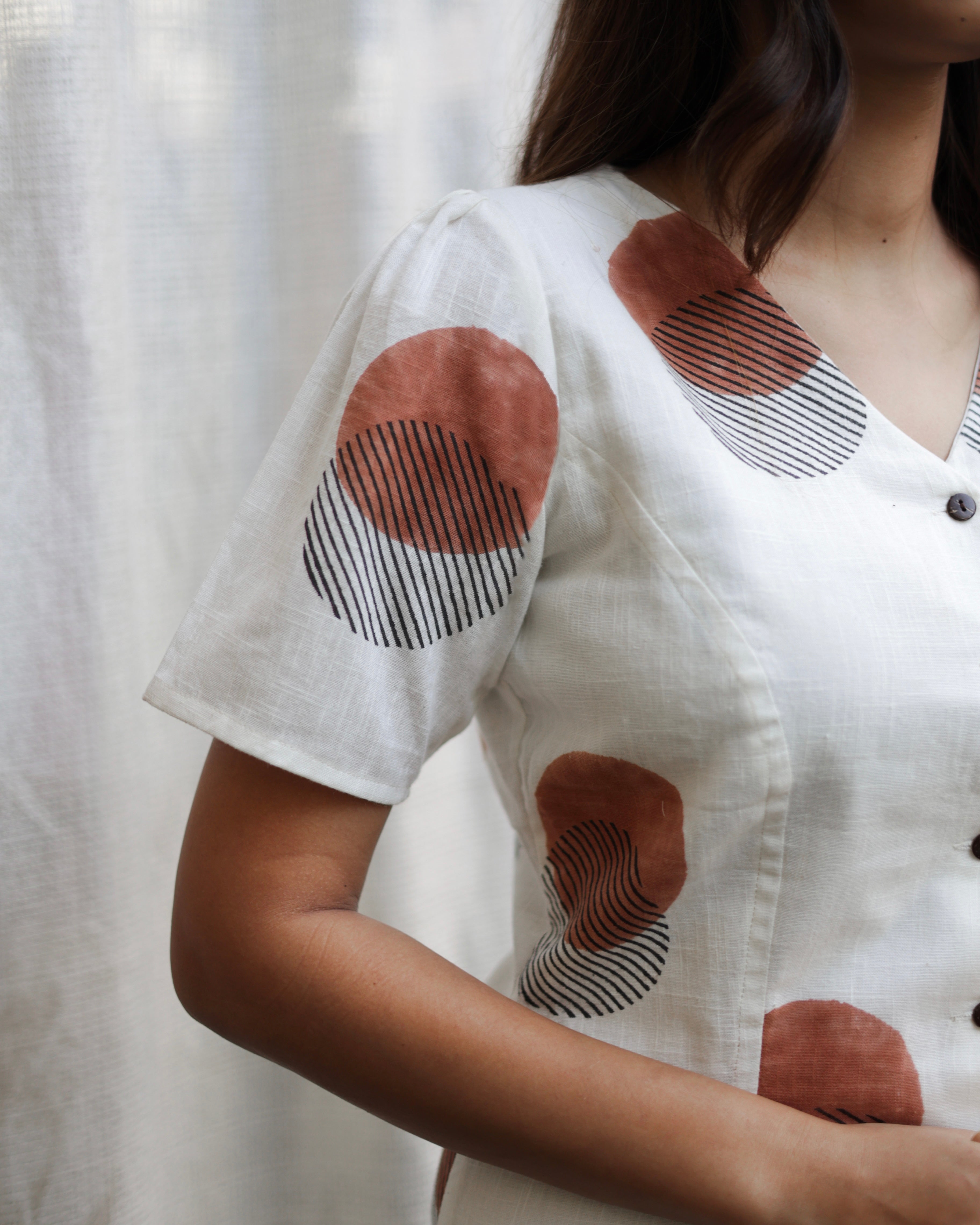 Sun and the Shadow Aline Midi Dress